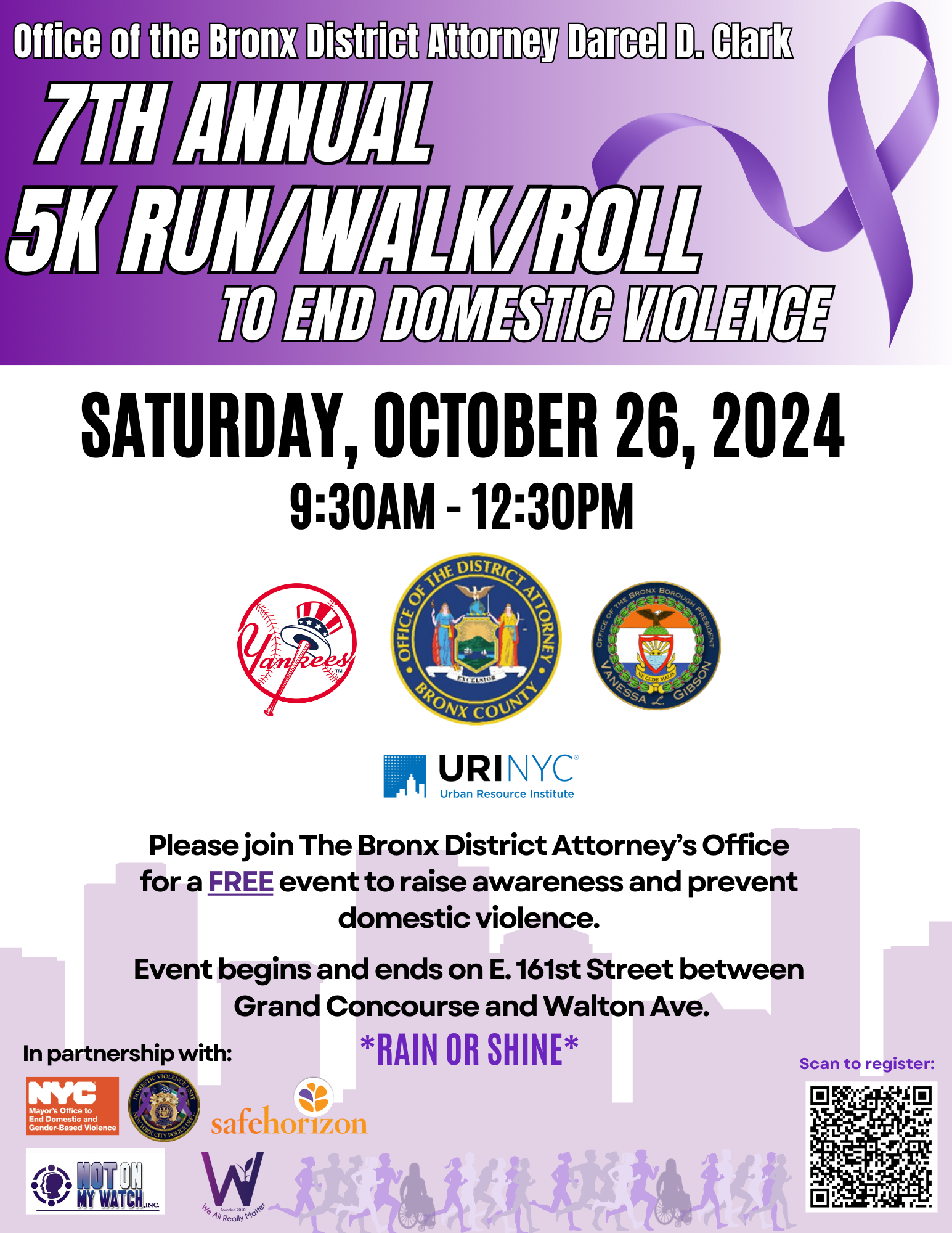 7th Annual 5K Run Walk Roll to End Domestic Violence